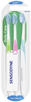 Sensodyne+Soft+Daily+Care+Toothbrush+3+Pack