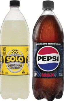 Pepsi+or+Solo+Soft+Drink+1.25+Litre