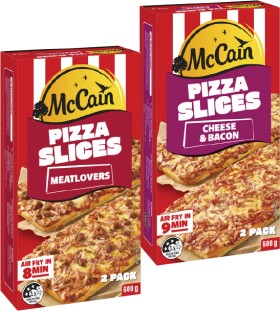 McCain+Pizza+Slices+2+Pack+600g