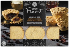 Coles+Finest+Jamaican+Rum+%26amp%3B+Brown+Butter+Fruit+Mince+Pies+6+Pack+350g