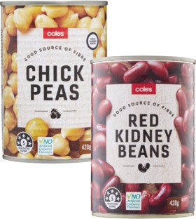 Coles+Beans+420g