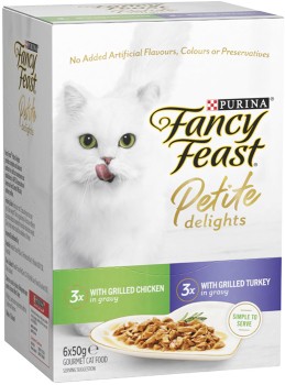 Fancy+Feast+Petite+Delights+Cat+Food+6x50g