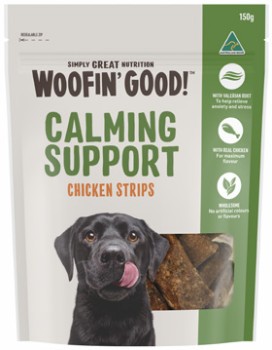 Woofin%26%23039%3B+Good+Calming+Support+Dog+Treats+150g