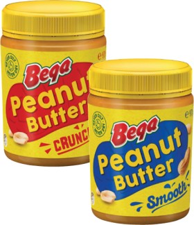 Bega-Smooth-or-Crunchy-Peanut-Butter-470g on sale