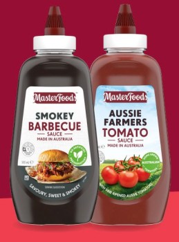 MasterFoods+Barbecue+or+Tomato+Squeezy+Sauce+500mL