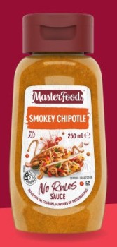 MasterFoods+No+Rules+Sauce+250mL+Selected+Varieties