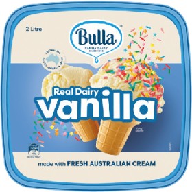 Bulla+Real+Dairy+Ice+Cream+2+Litre+Selected+Varieties