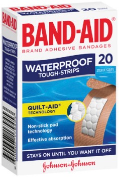 Band%E2%80%91Aid+Tough+Strips+Waterproof+Adhesive+Bandages+20+Pack%2A