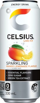 Celsius+Sparkling+Energy+Drink+330mL+Selected+Varieties