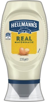 Hellmann%26rsquo%3Bs+Squeezy+Mayo+or+Garlic+Aioli+235%E2%80%91252g+Selected+Varieties