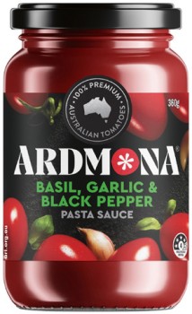 Ardmona+Pasta+Sauce+360g+Selected+Varieties