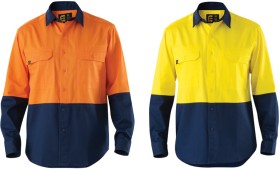 ELEVEN+Hi-Vis+Spliced+L%2FS+Drill+Shirt