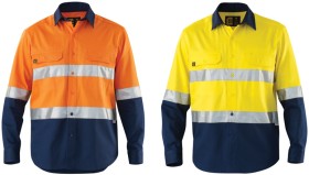 ELEVEN+Hi-Vis+Spliced+L%2FS+Drill+Shirt+with+3M%26trade%3B+Tape