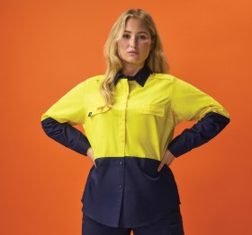 Amelia+AEROCOOL+Hi-Vis+Spliced+L%2FS+Shirt