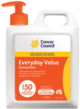 Cancer+Council+SPF50%2B+Sunscreen+-+1L+Pump