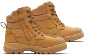 Blundstone+-+RotoFlex%26reg%3B+-+Zip+Sided+Lace+Up+Safety+Boots+with+Scuff+Cap