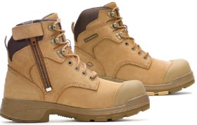NEW-Wolverine-Blaze-Zip-Sided-Lace-Up-Safety-Boots on sale
