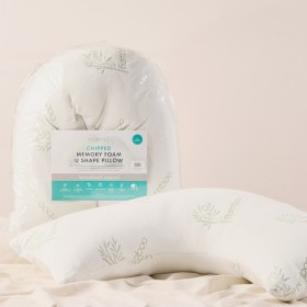 Sensational-Chipped-Memory-Foam-U-Shape-Pillow-by-Habitat on sale