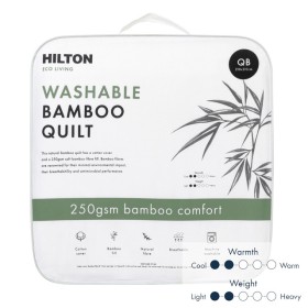 250gsm-Washable-Bamboo-QB-Quilt-by-Hilton on sale