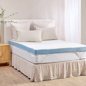 Relax+Therapy+10cm+Memory+Foam+QB+Mattress+Topper+by+Hilton