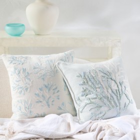 Cerulean-Coral-Reef-Cushion-by-MUSE on sale