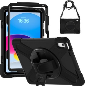 NEW+J.Burrows+Rugged+Case+iPad+A16%2F10th+Gen+Black