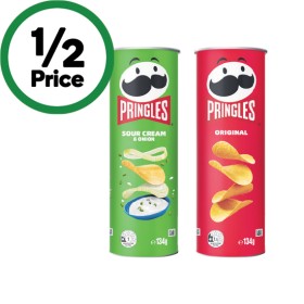 Pringles-Potato-Chips-118-134g on sale