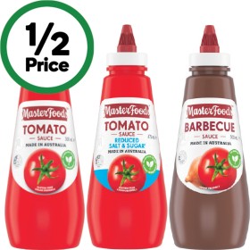 MasterFoods-Tomato-or-Barbecue-Sauce-475-500ml on sale