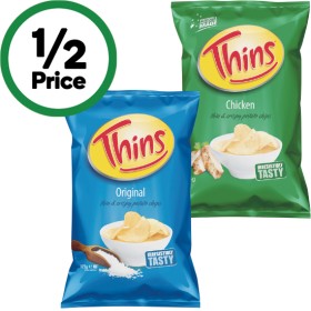 Thins+Potato+Chips+150-175g