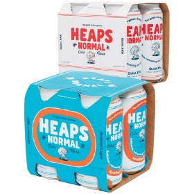 Heaps+Normal+Low+Alcohol+Beer+4+x+375ml