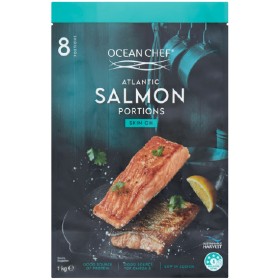 Ocean+Chef+Atlantic+Salmon+Portions+Skin+On+1+kg+%26ndash%3B+From+the+Seafood+Freezer