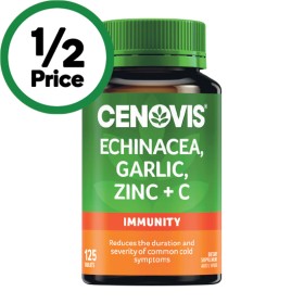 Cenovis+Echinacea%2C+Garlic%2C+Zinc+%2B+C+Tablets+Pk+125%7E