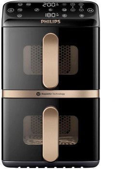 Phillips-4000-Series-10L-Double-Stack-Airfryer-Black on sale