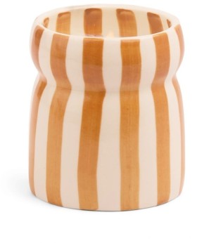 Paddywax-Cabana-Rust-Striped-Candle on sale