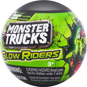 5+Surprise+Monster+Trucks+Glow+Riders+Series+2