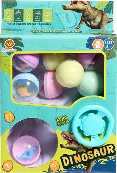 Dinosaur+Mini+Gachapon+Machine+8+Piece+Assorted