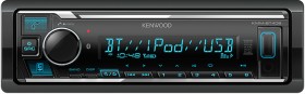 Kenwood+1DIN+200W+Dual+Bluetooth+Media+Receiver