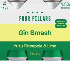 NEW+Four+Pillars+Gin+Smash+Cans+330mL