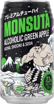 Monsuta+Green+Apple+Chuhai+7.3%25+Can+350mL