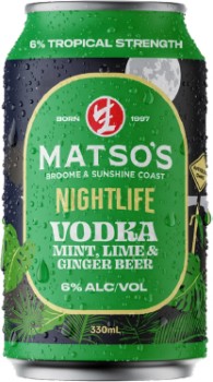 Matso%26%23039%3Bs+Nightlife+Mint+%26amp%3B+Lime+Ginger+Beer+Cans+330mL