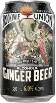 Brookvale-Union-Ginger-Beer-6-Can-330mL on sale