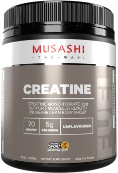 Musashi-Creatine-Monohydrate-Unflavoured-350g on sale