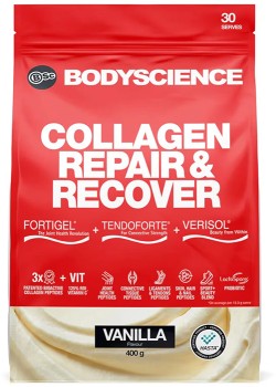BSc-Body-Science-Collagen-Repair-and-Recover-Vanilla-400g on sale