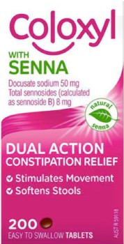 Coloxyl+Coloxyl+with+Senna+200+Tablets