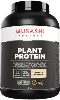 Musashi+Plant+Protein+Powder+Vanilla+2kg