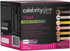 Celebrity+Slim+7+Day+Assorted+Pack+Meal+Replacement+Shakes+14+x+55g