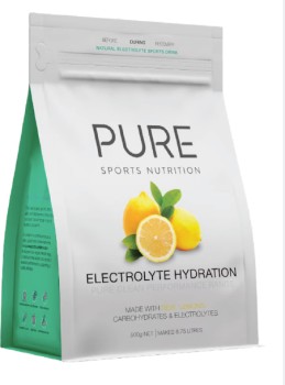 Pure+Sports+Nutrition+Electrolyte+Hydration+Powder+Lemon+500g