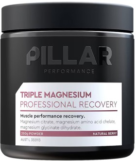 Pillar+Performance+Triple+Magnesium+Powder+Natural+Berry+200g