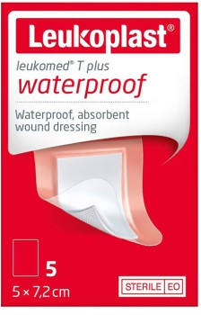 Leukoplast+Leukomed+T+Plus+Waterproof+Dressing+5cm+X+7.2cm+5+Pack
