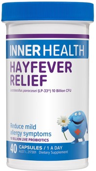 Inner+Health+Hayfever+Relief+Fridge+Free+40+Capsules